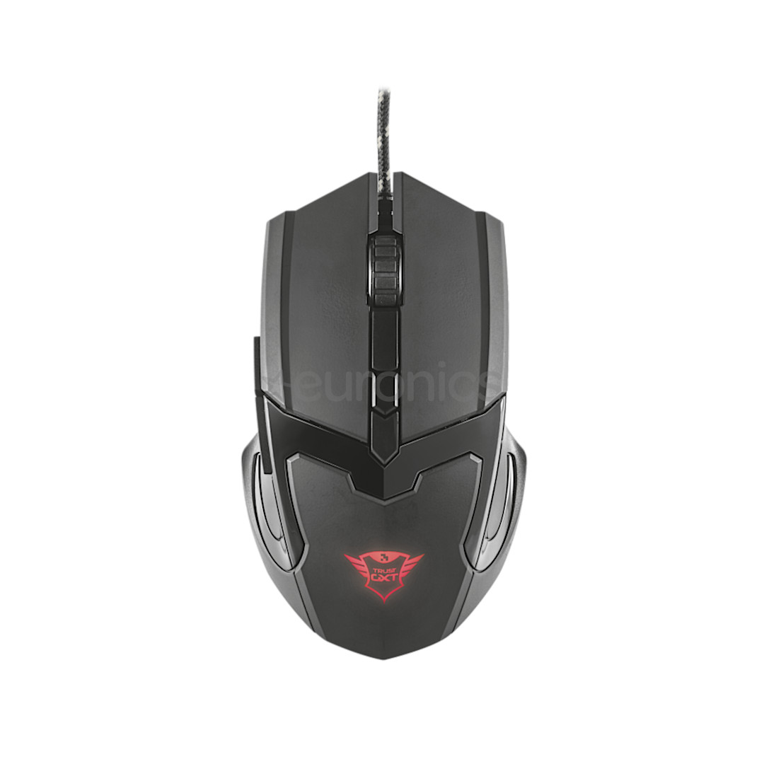 Trust GXT 101 Gav, gray/black - Wired Optical Mouse