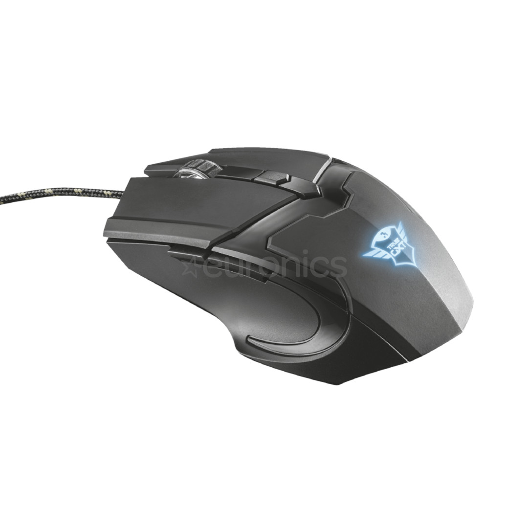 Trust GXT 101 Gav, gray/black - Wired Optical Mouse