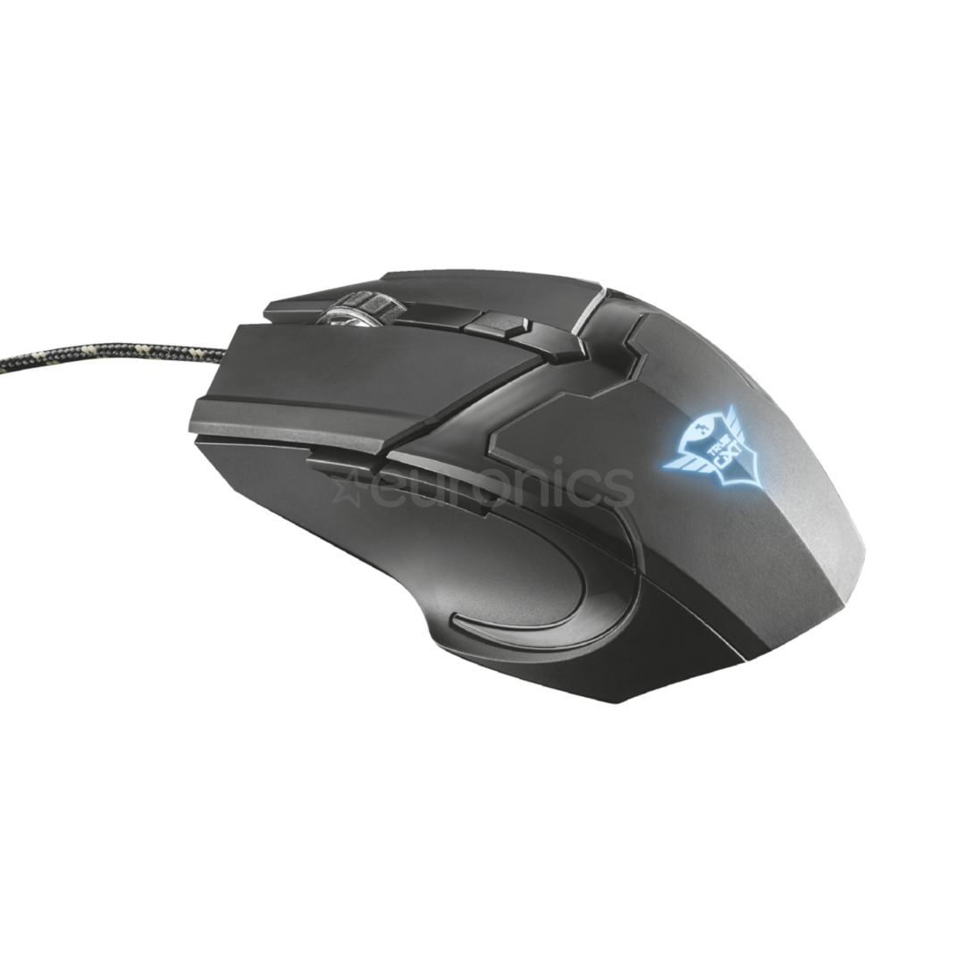 Trust GXT 101 Gav, gray/black - Wired Optical Mouse