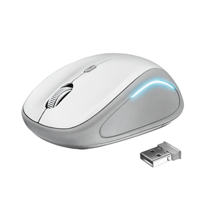 Trust Yvi FX, white - Wireless Optical Mouse