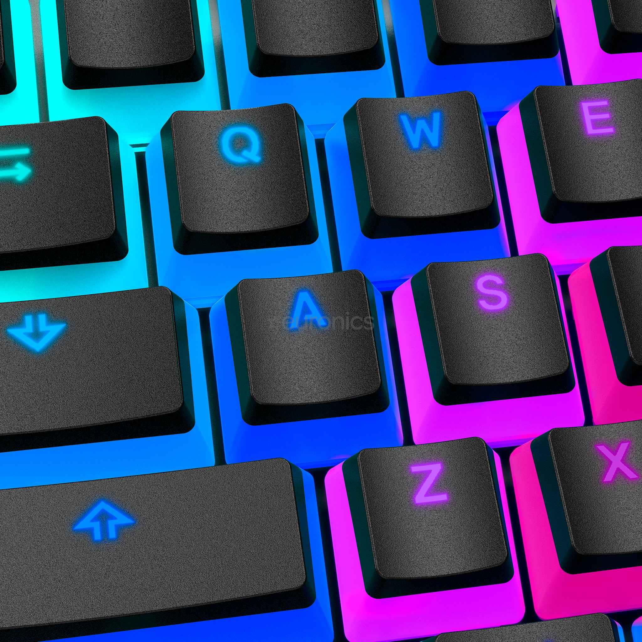 Klaviatūras taustiņi Double Shot PBT Keycaps, HyperX