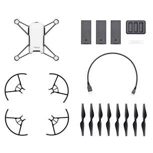 DJI Ryze Tech Tello Boost Combo, melna/balta - Radio vadāms lidaparāts