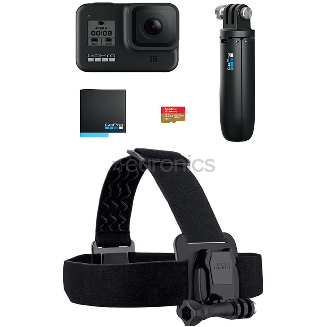 Комплект с экшн-камерой GoPro HERO8 Black