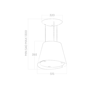 Elica Easy, 603 m³/h, черный - Вытяжка