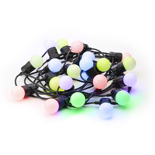 Twinkly Festoon Lights 20 RGB, 10 m, black - Smart festive lights