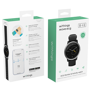 Pulkstenis ar aktivitātes rādītājiem Move ECG, Withings