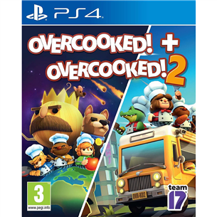 Игры Overcooked 1 & 2 для PlayStation 4