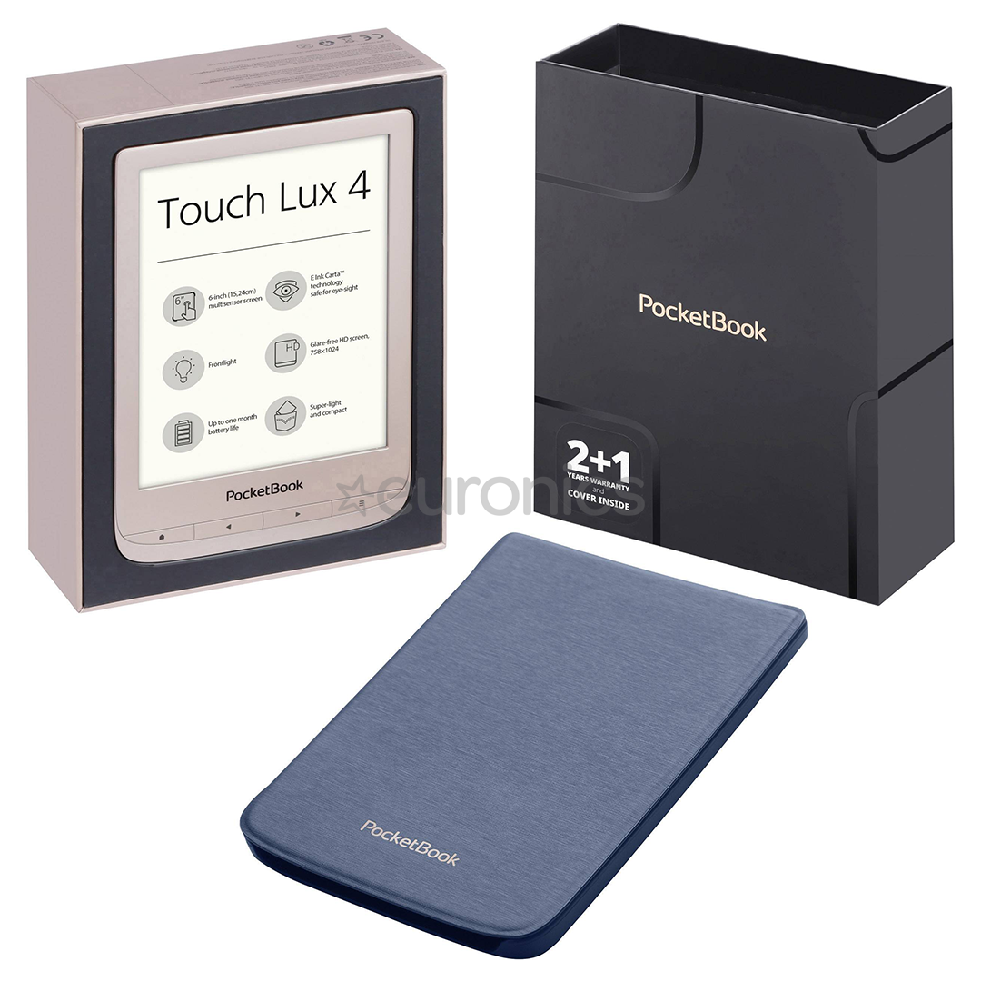 E-grāmata Touch Lux 4 (Dāvanu komplekts), PocketBook