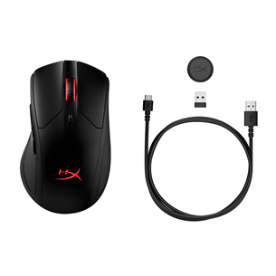 HyperX Pulsefire Dart, melna - Bezvadu datorpele