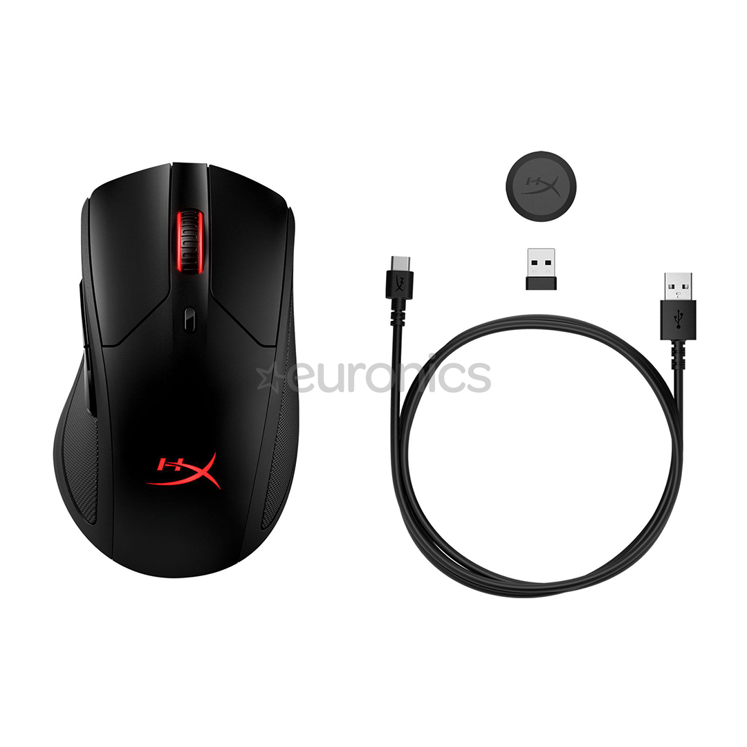 HyperX Pulsefire Dart, melna - Bezvadu datorpele