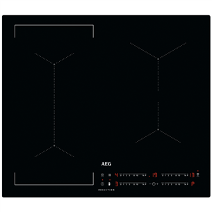 AEG, platums 58 cm, melna - Iebūvējama indukcijas plīts virsma IKE64441IB