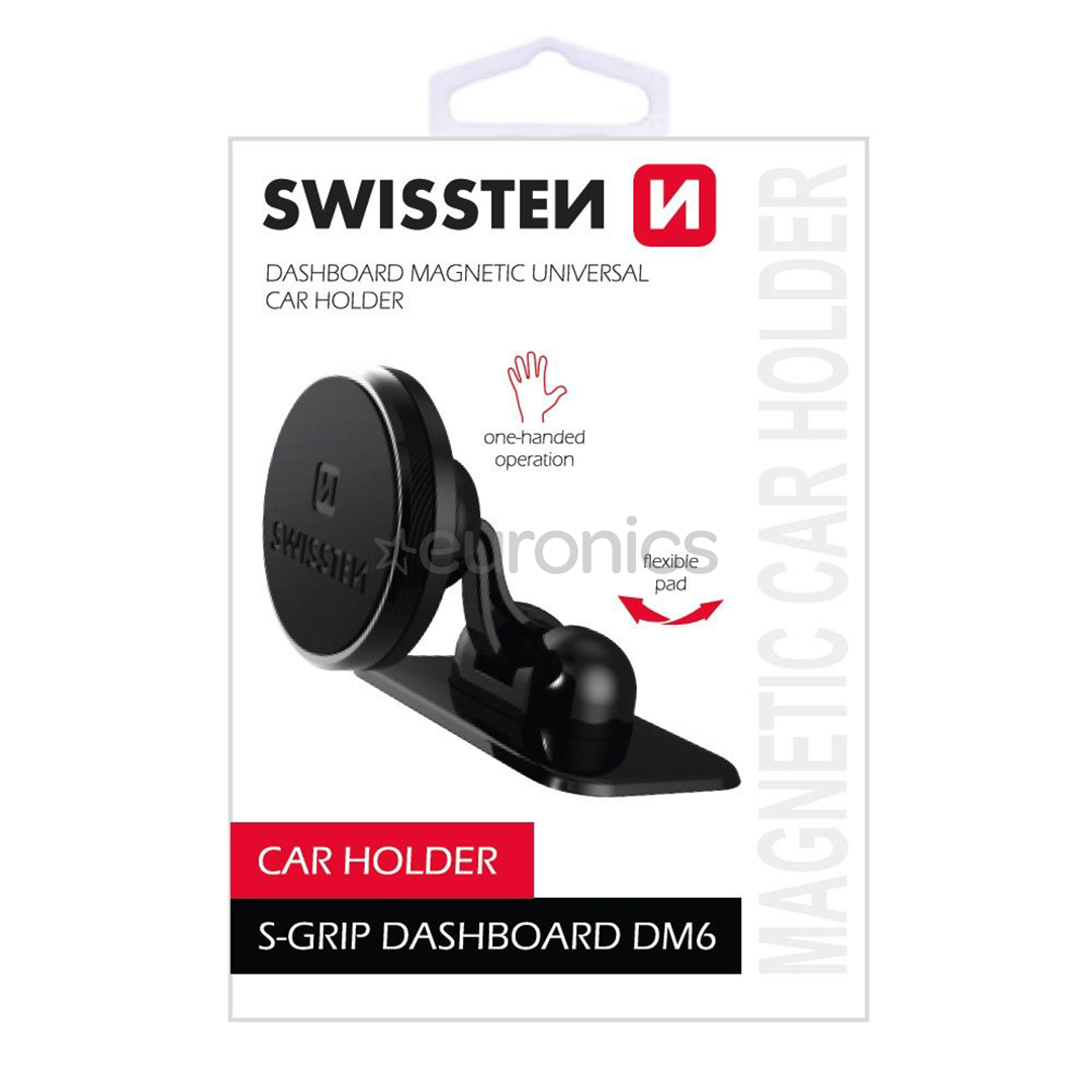 Auto telefona turētājs ar magnētu, Swissten