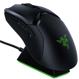 Razer Viper Ultimate + Dock, uzlādes stacija, melna - Bezvadu datorpele