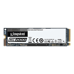 Накопитель SSD KC2000 2280, Kingston / 1TB, M.2