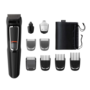 Philips Multigroom 3000, 9 vienā, melna - Trimmera komplekts MG3740/15