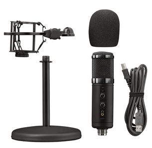 Trust GXT 256 Exxo, USB, black - Microphone