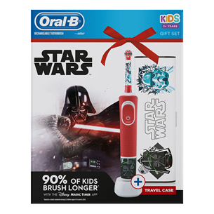 Elektriskā zobu birste Oral-B Starwars + futrālis, Braun