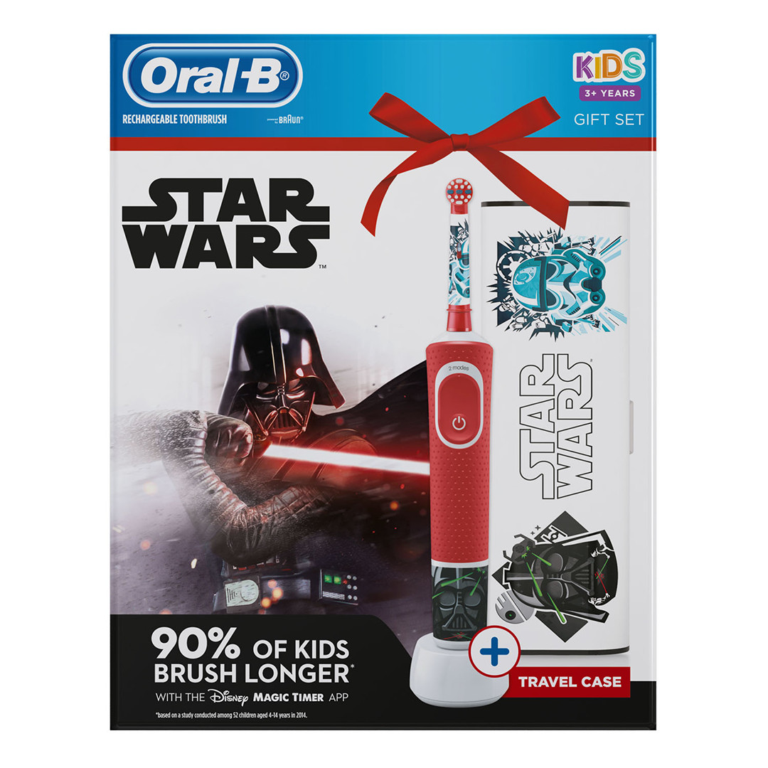 Elektriskā zobu birste Oral-B Starwars + futrālis, Braun