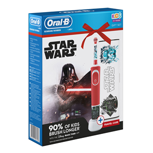 Electric toothbrush Braun Oral-B Starwars + travel case