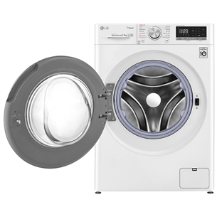 LG, 9/5 kg, depth 56 cm, 1400 rpm - Washer-Dryer Combo