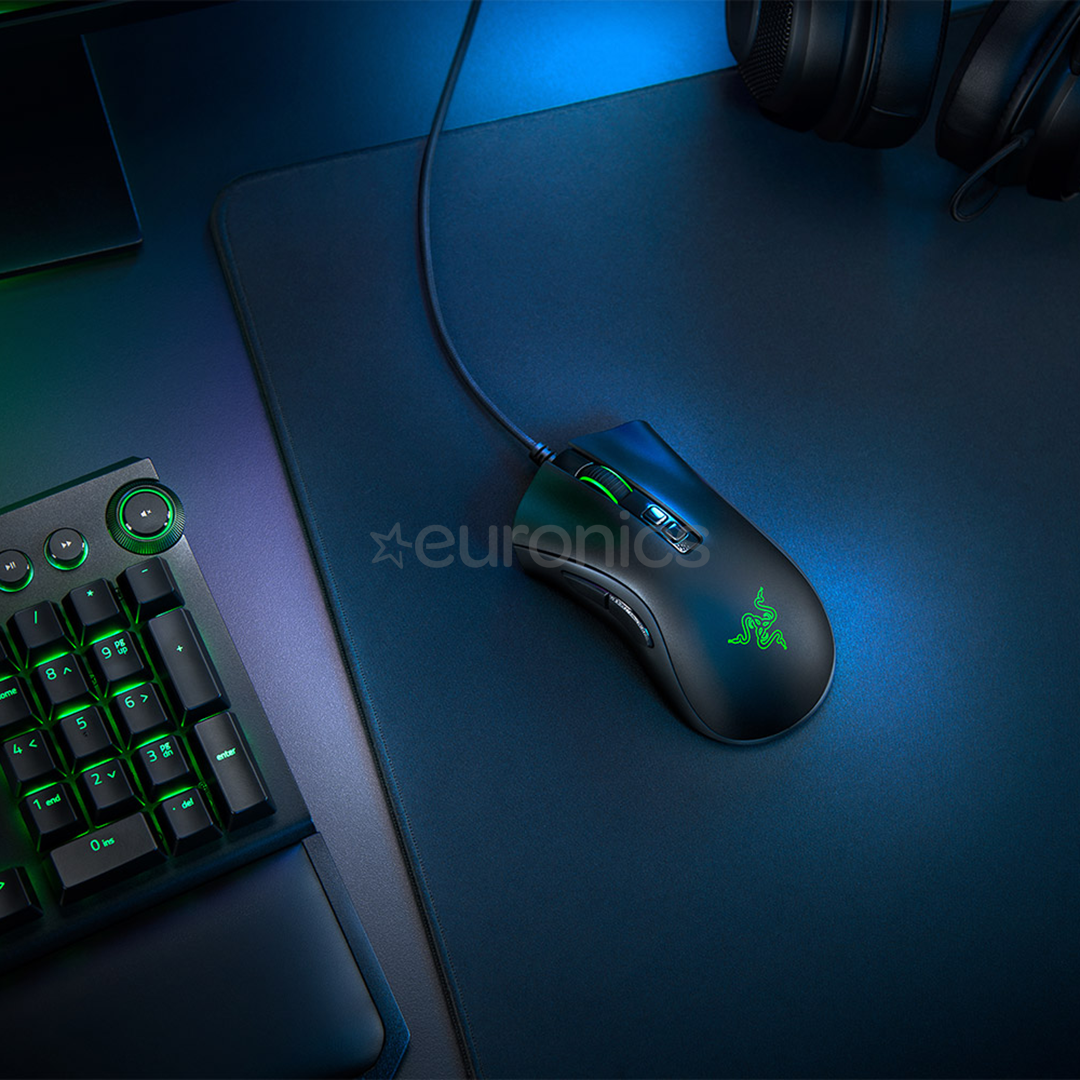 Razer DeathAdder V2, optiskā, melna - Datorpele ar vadu