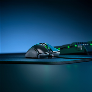 Razer DeathAdder V2, optiskā, melna - Datorpele ar vadu