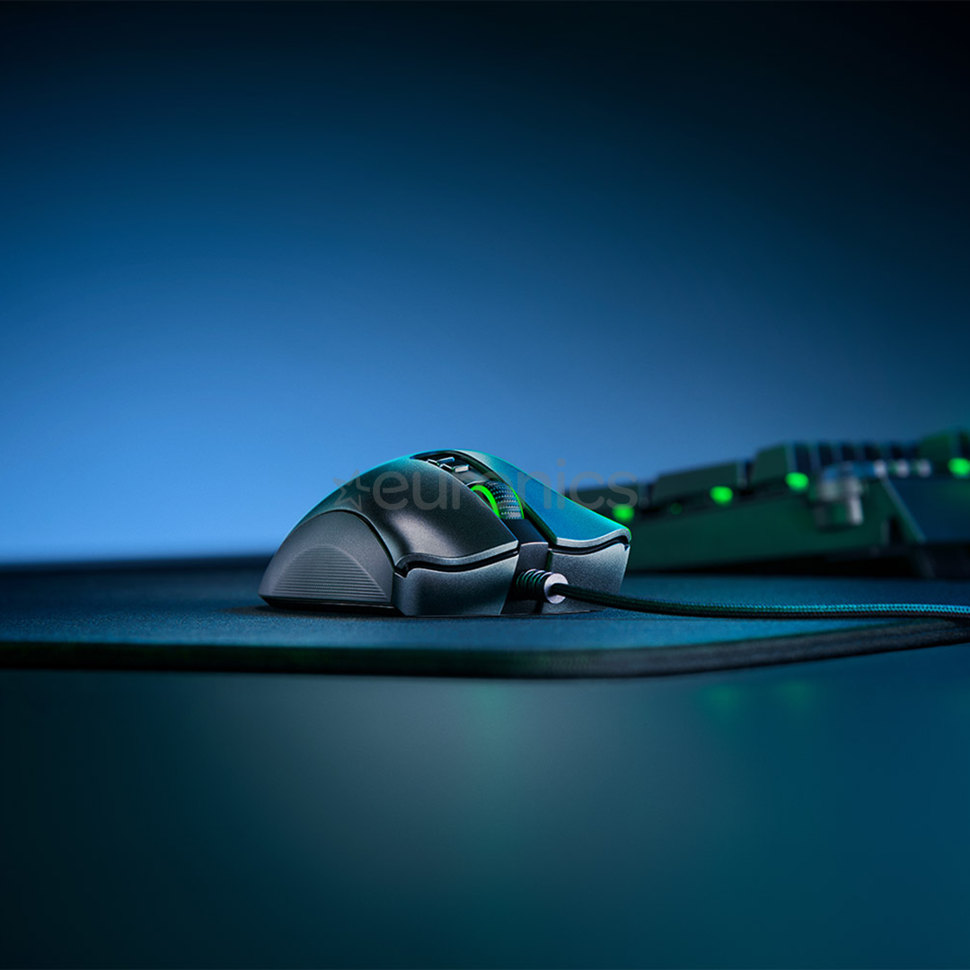 Razer DeathAdder V2, optiskā, melna - Datorpele ar vadu