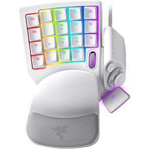 Razer Tartarus Pro, balta - Thumbpad klaviatūra