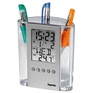 Hama, grey - Thermometer & Pen Holder