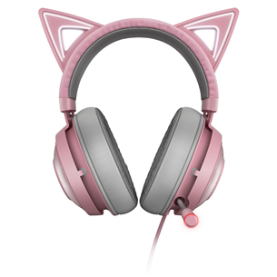 Razer Kraken Kitty, rozā - Austiņas ar mikrofonu