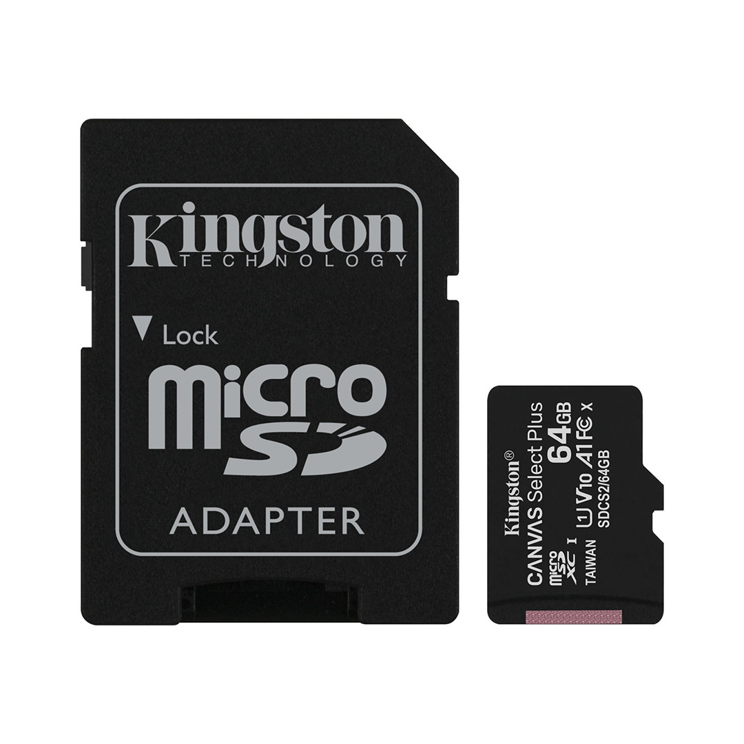 Atmiņas karte Canvas Select Plus microSD, Kingston / 64GB