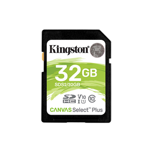 Карта памяти Canvas Select Plus SD Card, Kingston / 32GB
