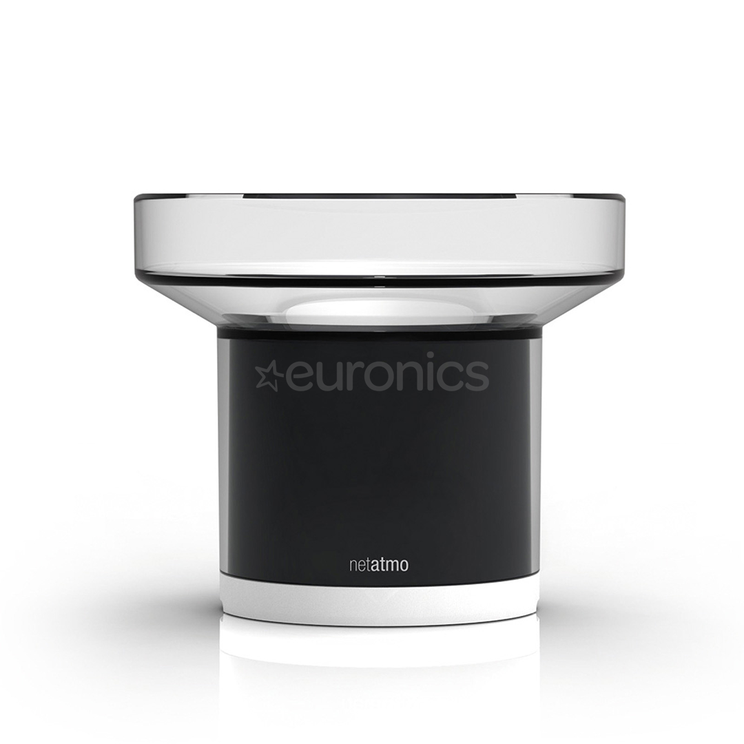 Netatmo Rain Gauge, melns - lietus sensors