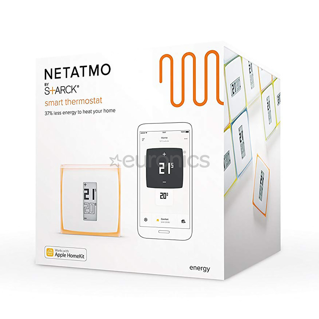 Netatmo Smart Termostats, balta - Viedais termostats