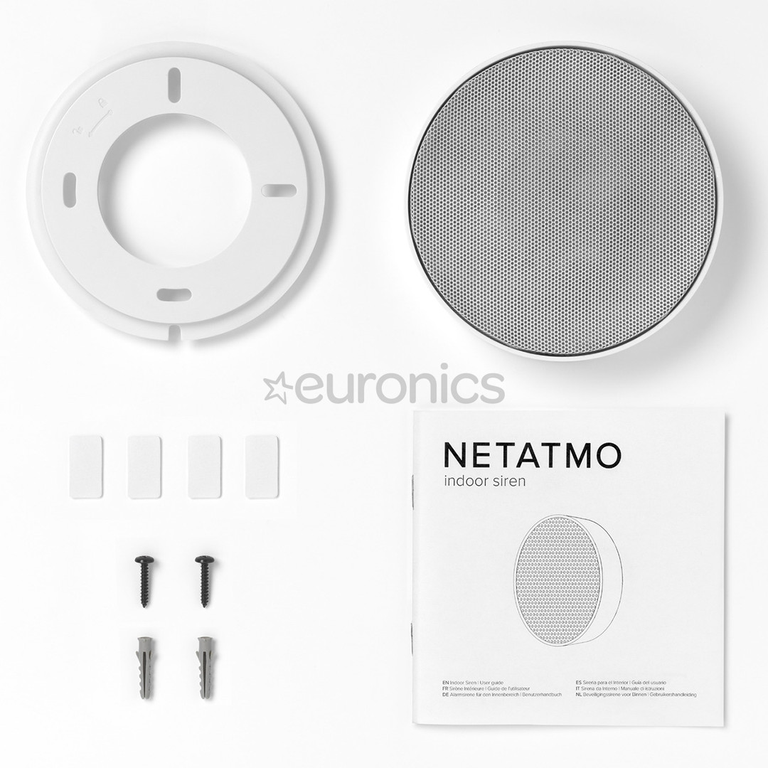 Netatmo, balta - Viedā sirēna