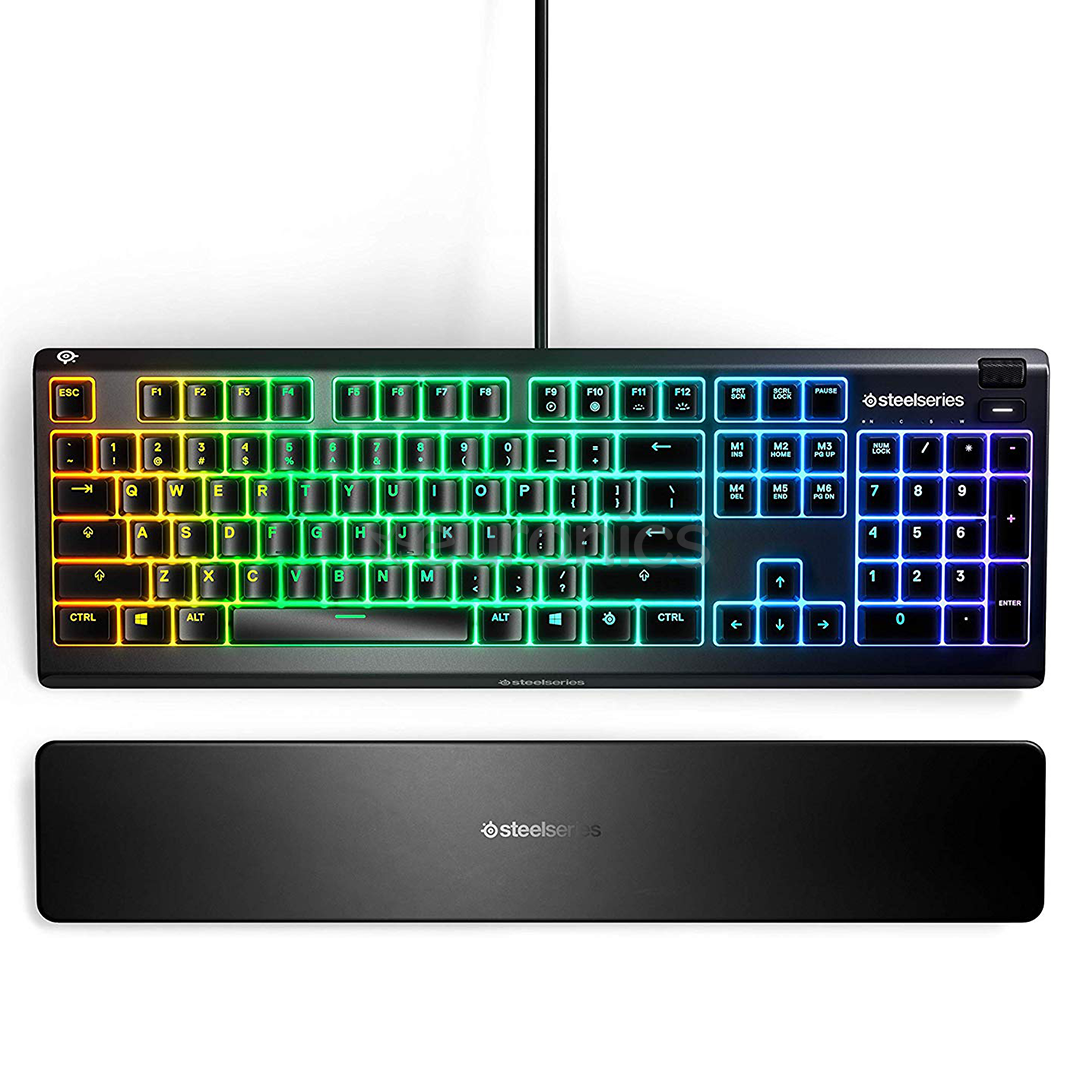 SteelSeries Apex 3, SWE, черный - Клавиатура
