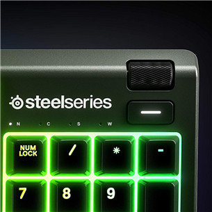 SteelSeries Apex 3, SWE, melna - Klaviatūra