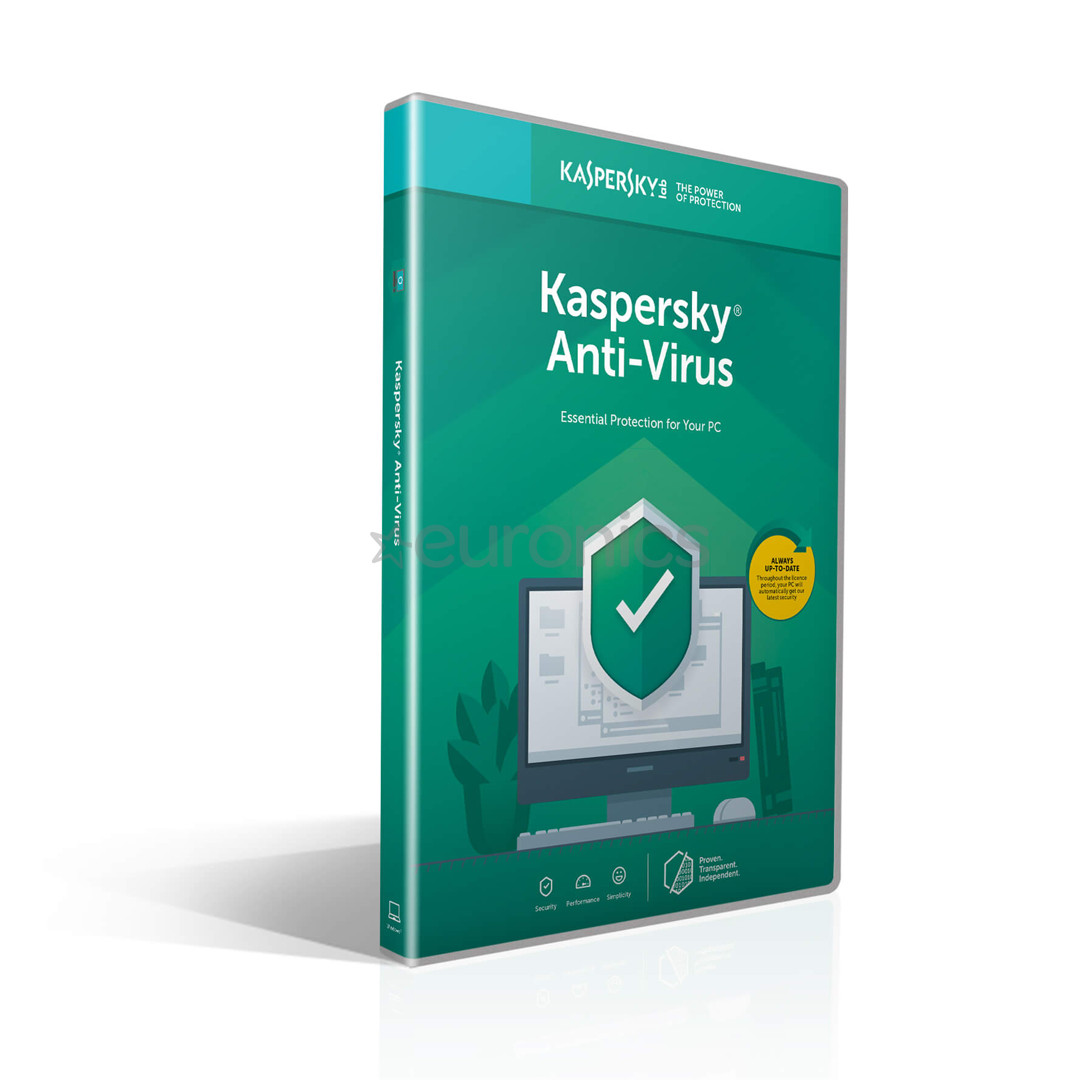 Kaspersky Anti-Virus 2018 1PC / 1year / renew