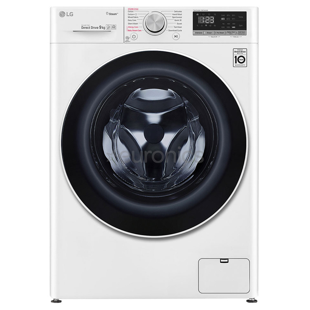 LG, 9 kg, dziļums 56 cm, 1400 apgr/min. - Veļas mazgājamā mašīna ar priekšējo ielādi