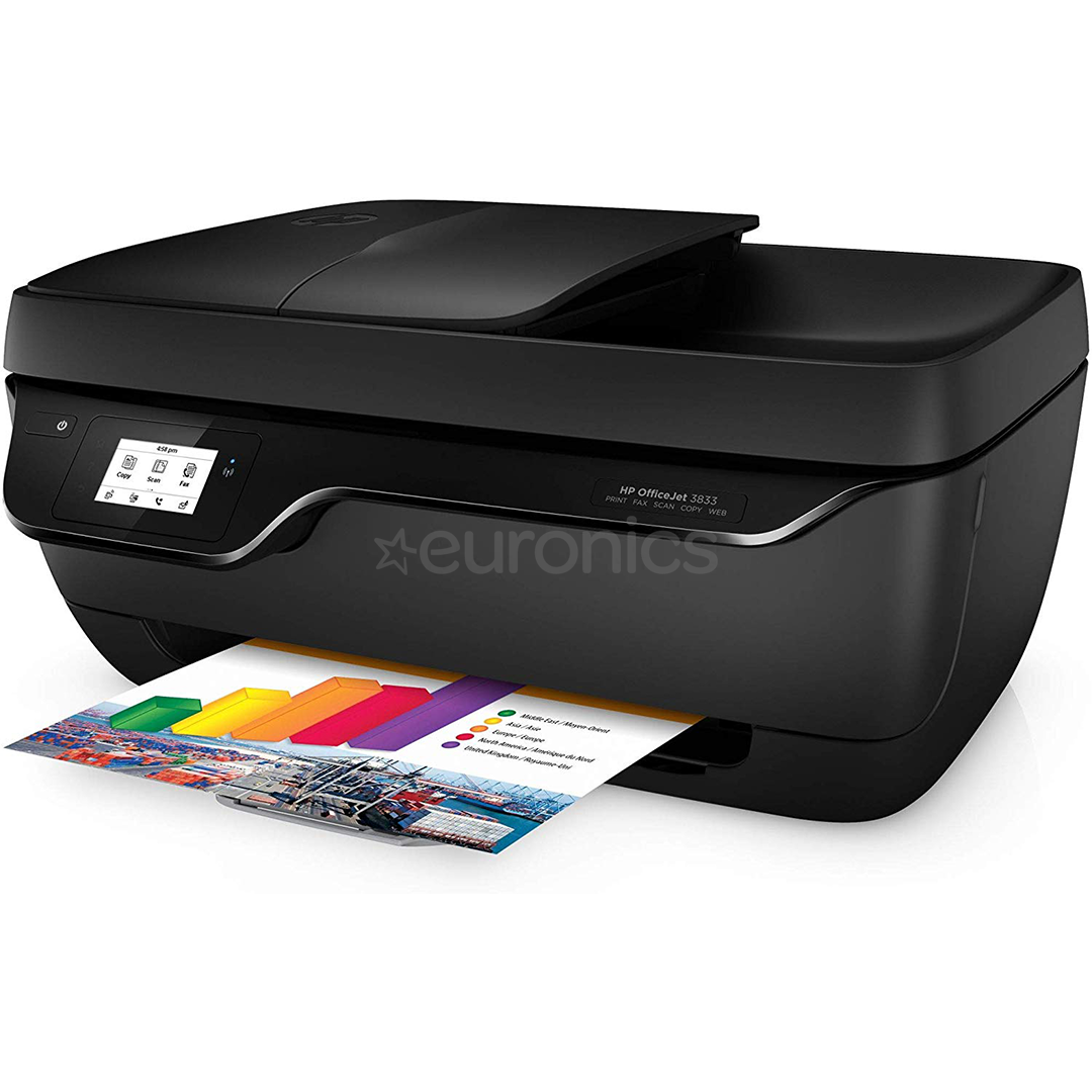 Daudzfunkciju tintes printeris OfficeJet 3833, HP