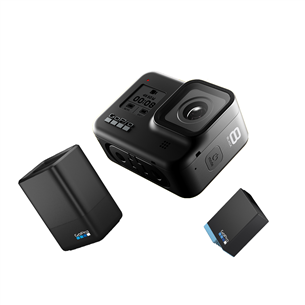 Video kamera HERO8 Black + Dual battery charger, GoPro