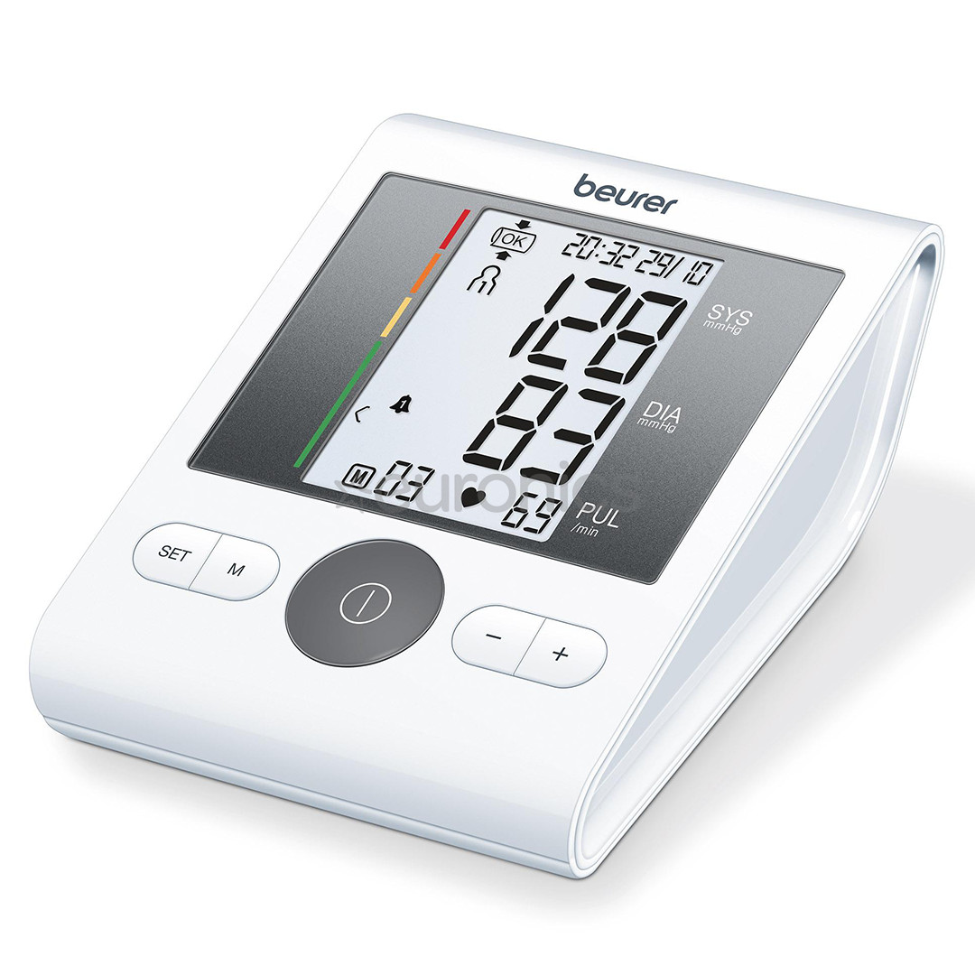 Beurer, BM28, white/grey - Upper arm blood pressure monitor