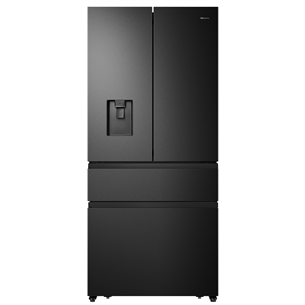 Hisense, water dispenser, 480 L, height 181 cm, black - SBS Refrigerator RF540N4WF1