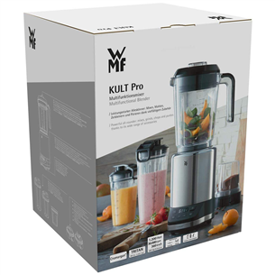 WMF Kult Pro, 1200 W, 1.2 L, nerūsējošā tērauda/melna - Blenderis