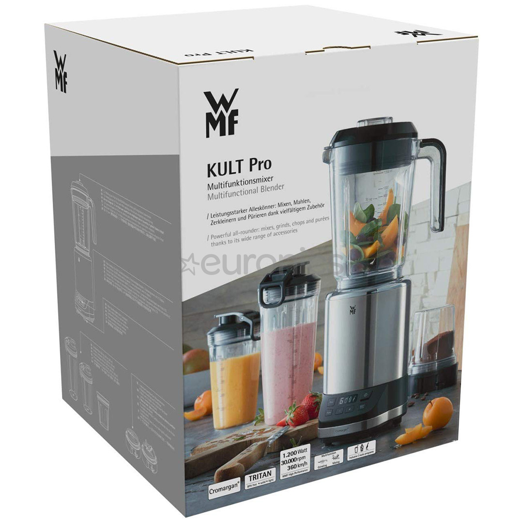 WMF Kult Pro, 1200 W, 1.2 L, nerūsējošā tērauda/melna - Blenderis