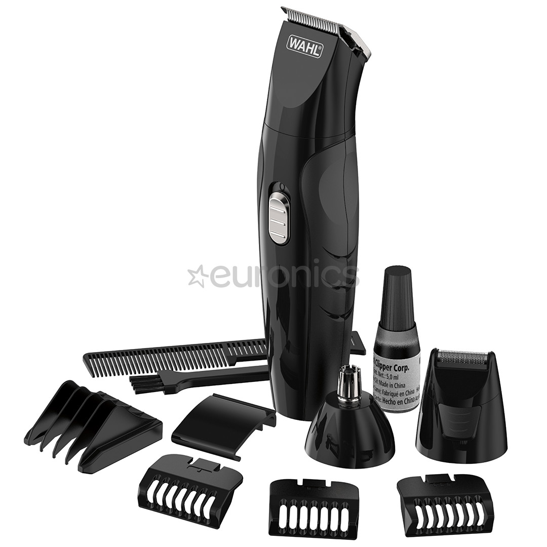 Wahl, GroomsMan, melna - Trimmeru komplekts