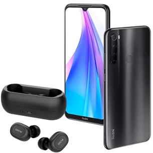 Smartphone Redmi Note 8T + Wireless Earphones QCY-T1, Xiaomi