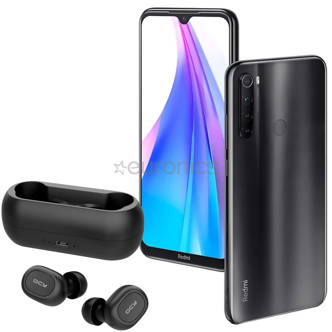 Viedtālrunis Redmi Note 8T + bezvadu austiņas QCY-T1, Xiaomi