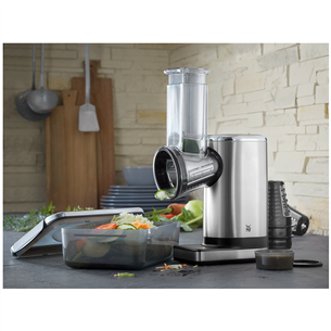 WMF KITCHENminis Salat-to-go, 150 W, nerūsējošā tērauda/melna - Salātu rīve