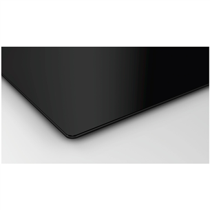 Bosch Serie 6, ширина 59,2 см, без рамы, черный - Интегрируемая индукционная варочная панель